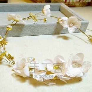 森系蕾丝丨水晶花发箍