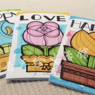 POP手绘应用（二）丨花卉及贺卡（范例）