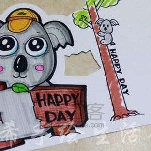 POP手绘应用（九）丨动物造型贺卡（扩展）贺卡设计方法