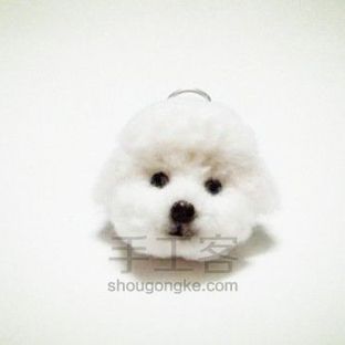 犬界棉花糖丨比熊犬羊毛毡