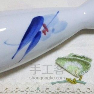 淡雅琼华|立体刺绣蝴蝶花