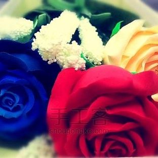 生动逼真 |粘土玫瑰花