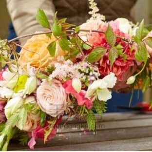 波西米亚风格的唯美花环