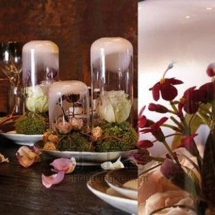 冬季唯美餐桌装饰