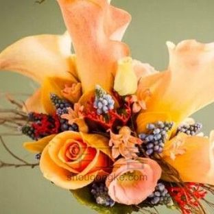 新娘手捧花之马蹄莲花束