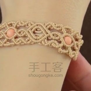 macrame手链编绳教程