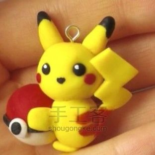 软陶diy超萌的皮卡丘