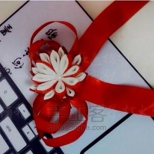 和发簪花发夹教程