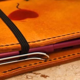 自制个性牛皮封面 | Moleskine笔记本