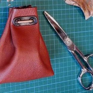 简易手工皮艺小袋制作 