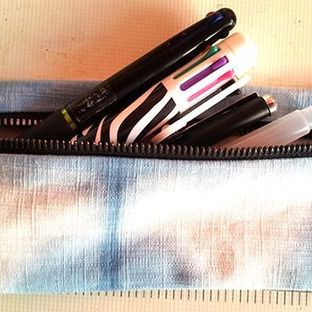 扎染布料 制作笔袋