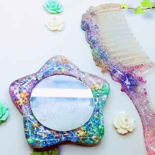 迪士尼公主系列 | 滴胶梳镜套装 