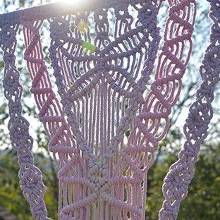 【若兰】唯美的Macrame编织壁挂