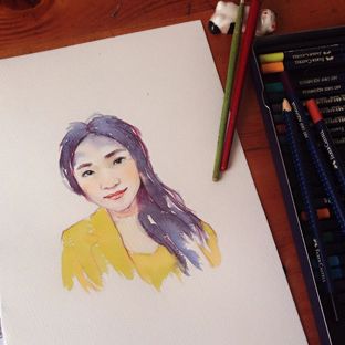 【画画不用怕系列】零基础也可有大作为小红帽教你画水彩人物