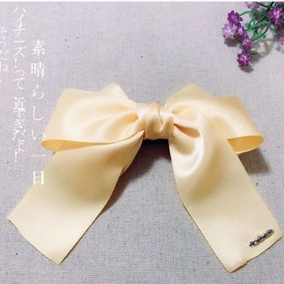 飘带蝴蝶结发夹教程