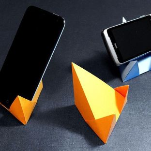 实用的手机支架丨折纸支架