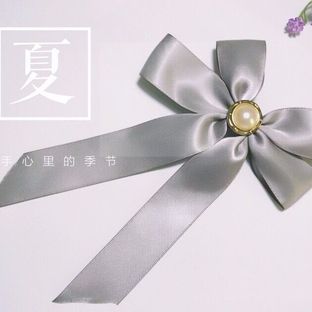 甜美飘带蝴蝶结发夹