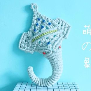 【象】编绳壁挂