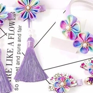 小清新彩虹和风发饰教程