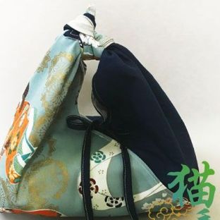 猫娘手工丨日式饭盒袋