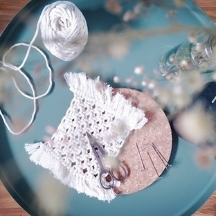 0基础也能学会的macrame杯垫