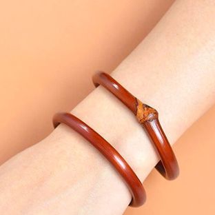 ［做藤的老师］西藏鸡血藤手镯制作方法