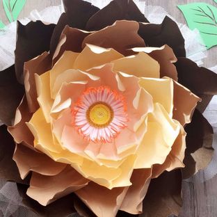 牡丹纸花的制作方法