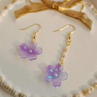 入门 | 梦幻樱花耳坠的制作