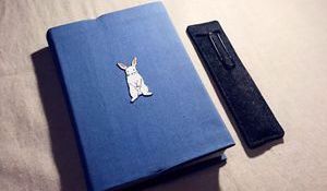 小兔贴布书套