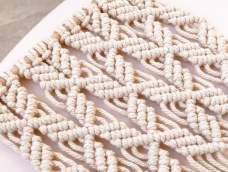 C53手工编织挂毯diy材料包 波西米亚挂墙饰壁毯棉线编绳