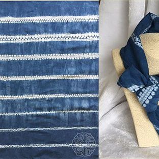 八种常用扎染线条花纹的制作方法