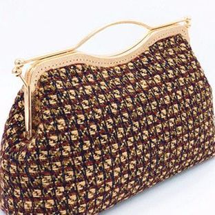 时尚气质款！毛呢唇形口金包制作教程 