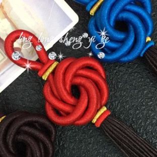 玲珑绳艺阁:结运  结绳记同款挂件编织教程