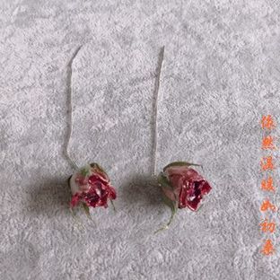 简单 | 永生花耳线耳环