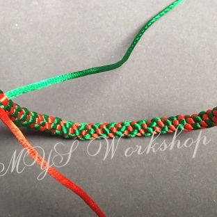 绳艺技法(5)-圆形玉米结编织口诀