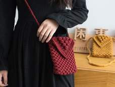 闲惠家居手工编织ins【春萌】小包包编织教程 闲惠家居手工编织ins【春萌】小包包编织教程