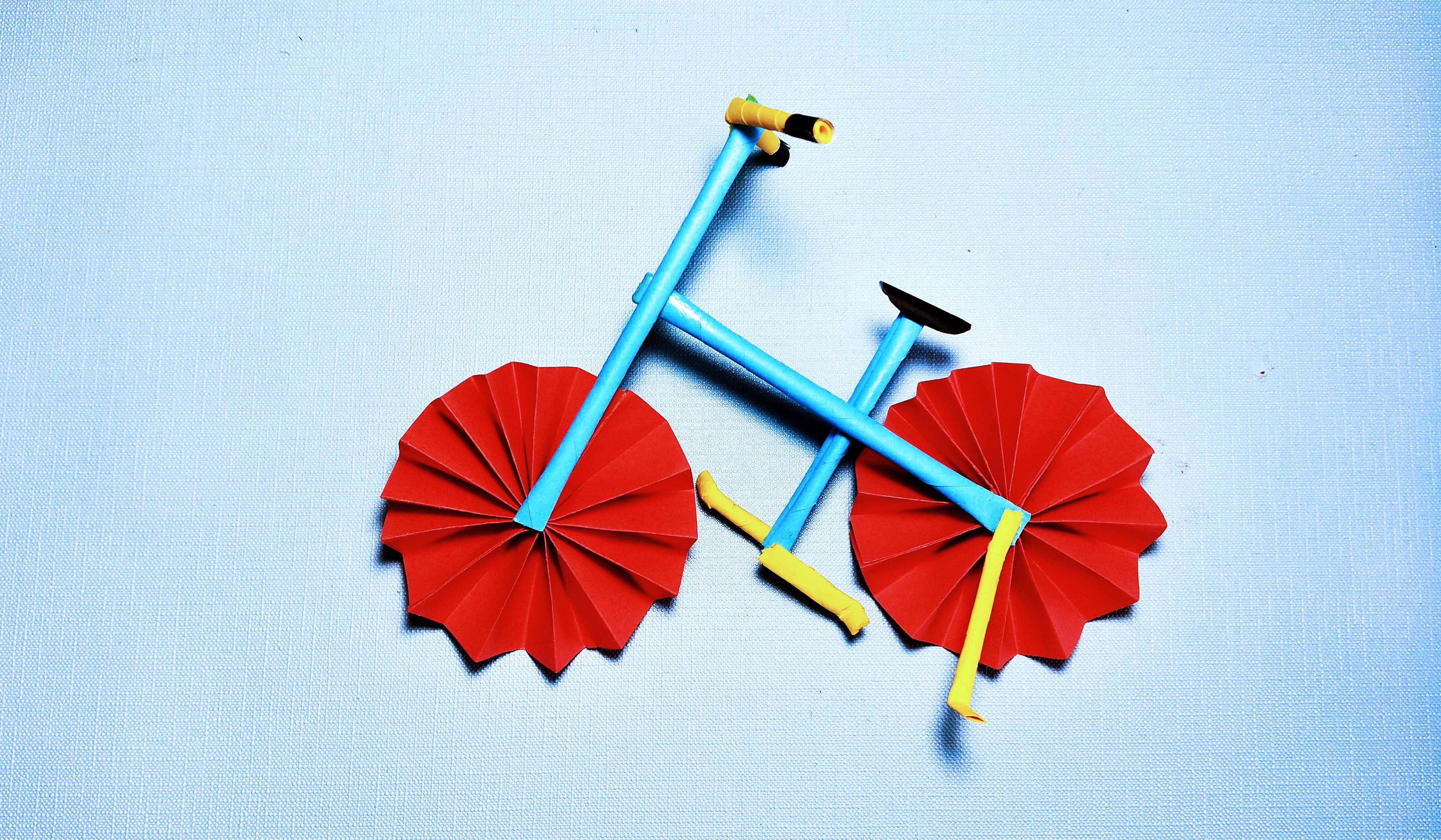 手工DIY制作回忆那些年的自行车