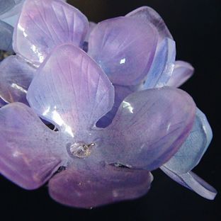 紫阳花发夹|热缩制作