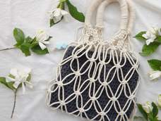 Macrame 镂空网兜包 栀香上 Macrame 镂空网兜包 栀香上