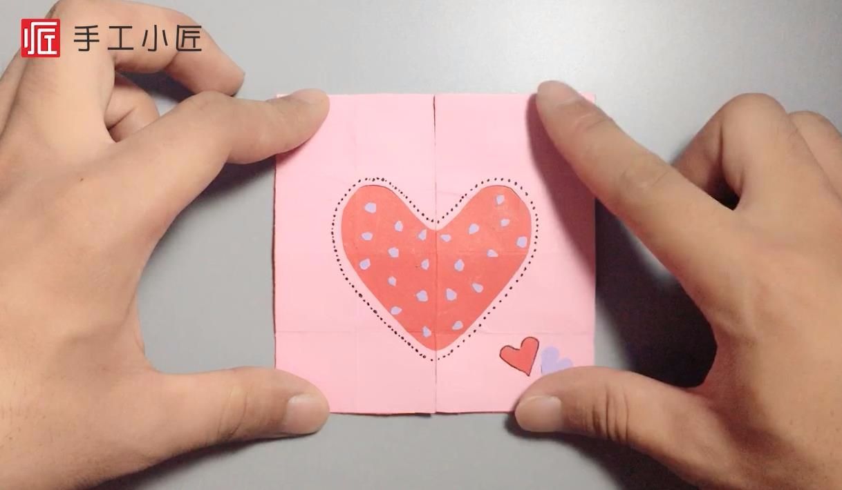 简单好玩的撩妹神器，学会了就给对方一个小惊喜吧！手工折纸教程