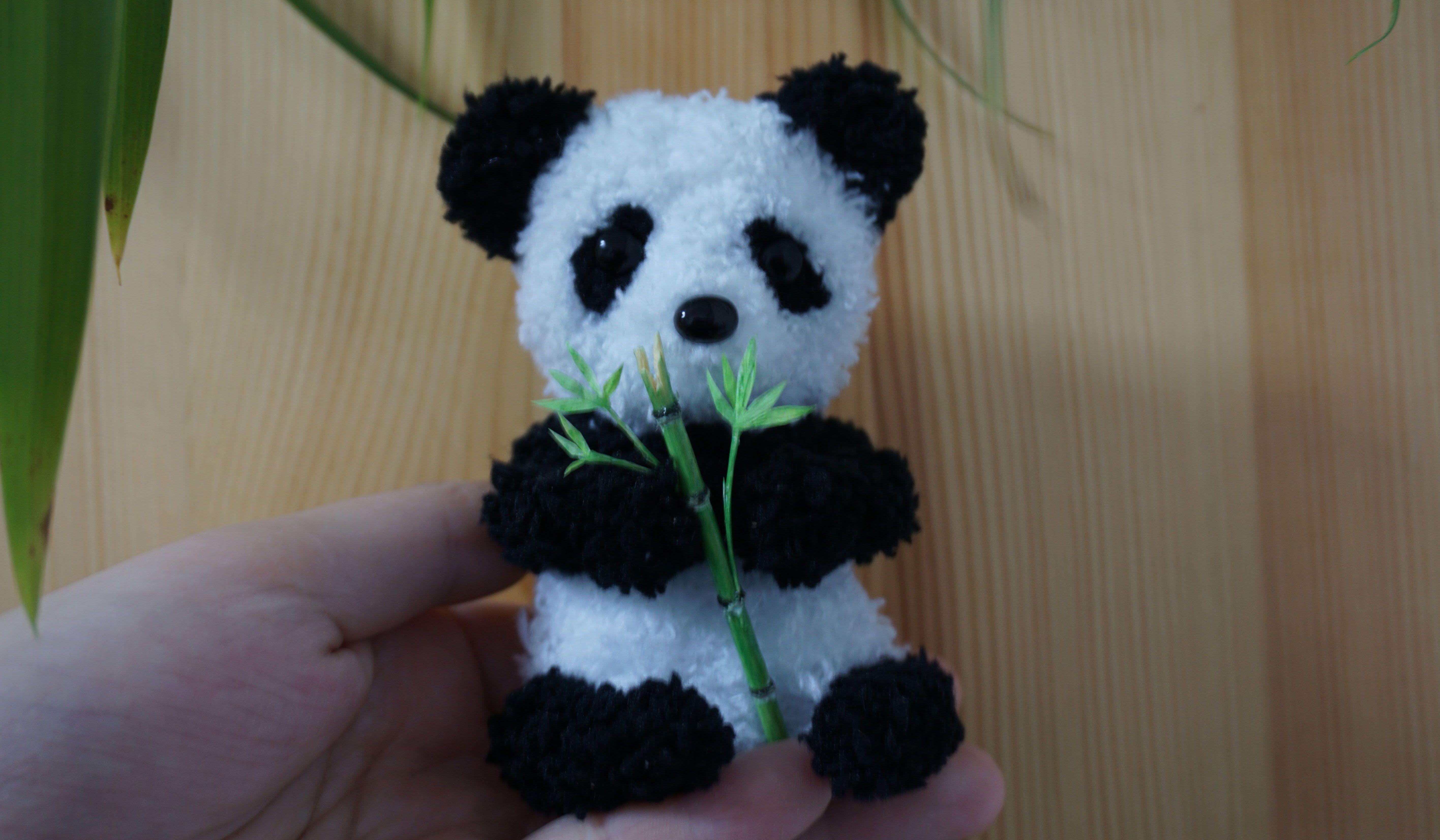 扭扭棒——啃竹子的小熊猫，有竹子的制作方法哦~