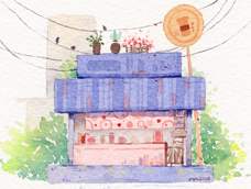 丫丫老师教你画萌萌小屋风景画 丫丫老师教你画萌萌小屋风景画