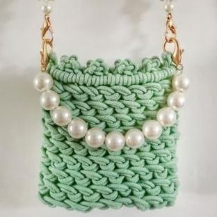 【云裳】原创设计手编包 小蜗牛编织社手工编绳背包新手教程