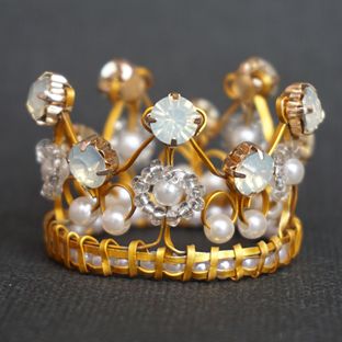 娃用迷你小皇冠diy思路及制作方法