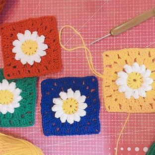 钩织（多用途） | 花片教程1（花心）