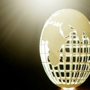 蛋雕——世界地图