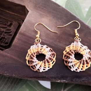 绳编耳坠  |  星辰