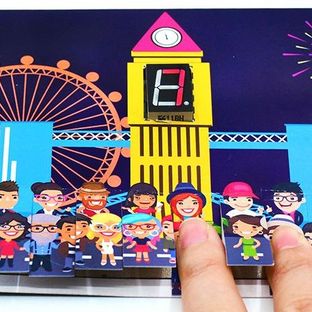 【纸电路制作】新年纸电路主题卡片——快乐的新年倒数