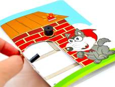 【纸电路制作】儿童节纸电路主题卡片——小红帽与大灰狼