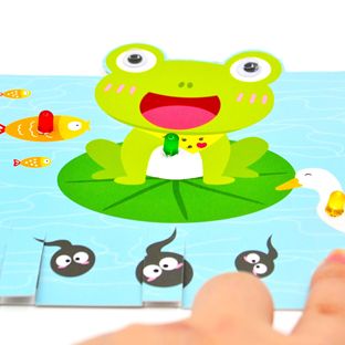 【纸电路制作】儿童节纸电路主题卡片——小蝌蚪找妈妈